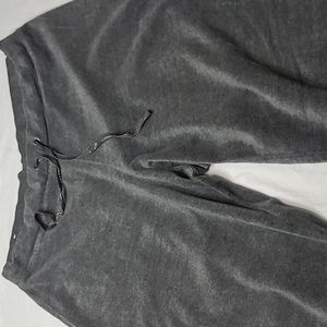 Women Velvet Trousers Pants Straight Leg Loungewear Velour Workwear